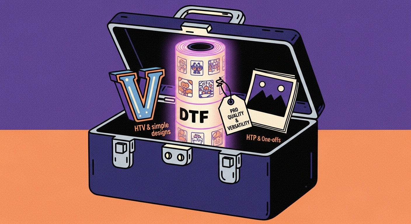 What Are the Key Differences Between Heat Transfer Vinyl and Heat Transfer Paper?