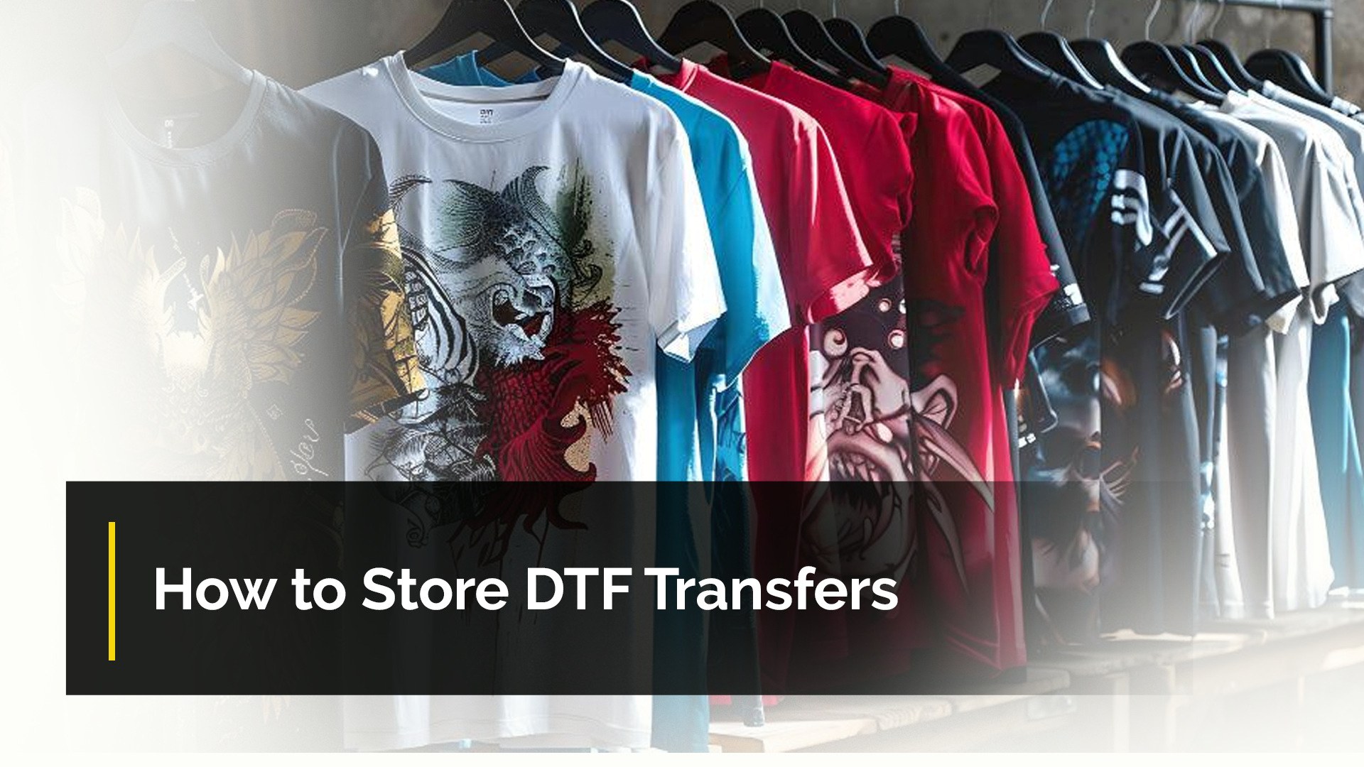 How to Store DTF Transfers