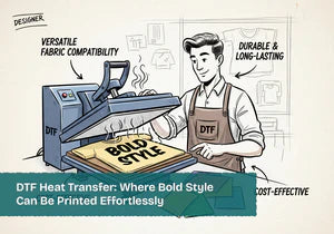 DTF Heat Transfer: Where Bold Style Can Be Printed Effortlessly