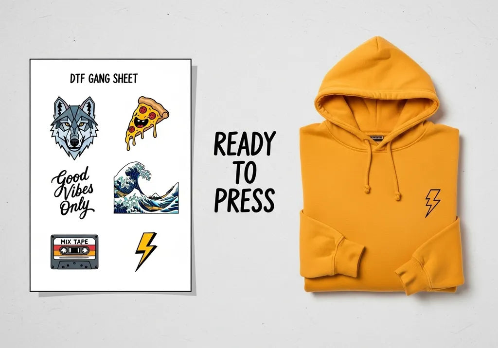 DTF Gang Sheet: One Sheet with So Many Looks