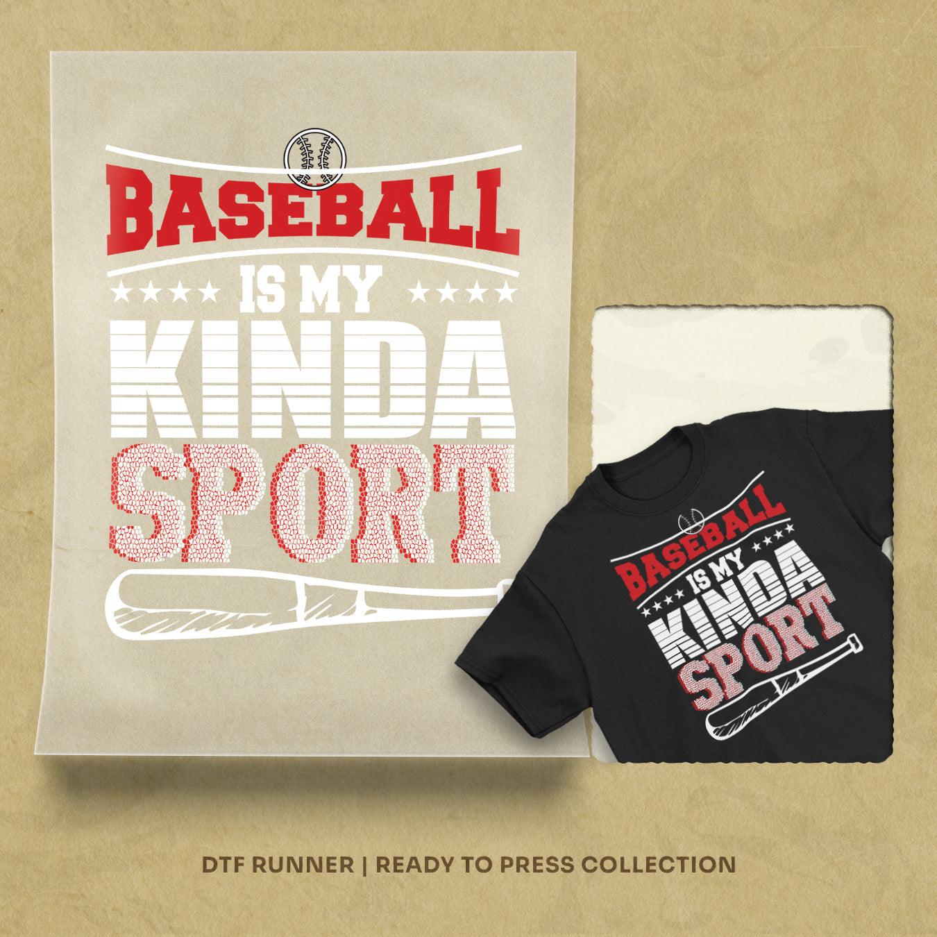 Baseball sport dtf transfer