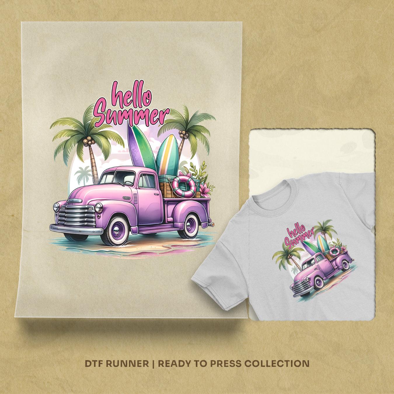 Beach Sunset Summer Direct To Film Transfers