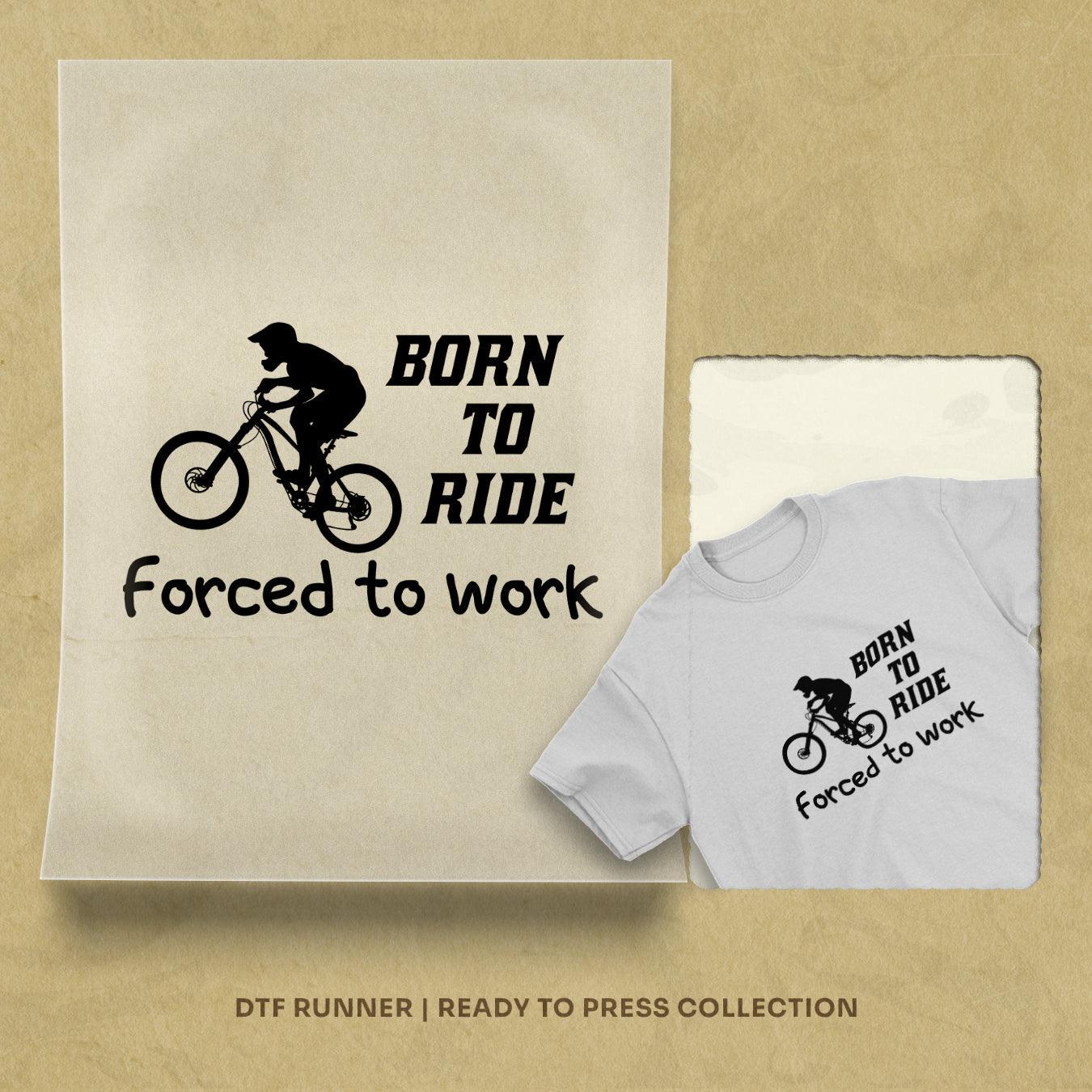 Burn To Ride dtf transfer