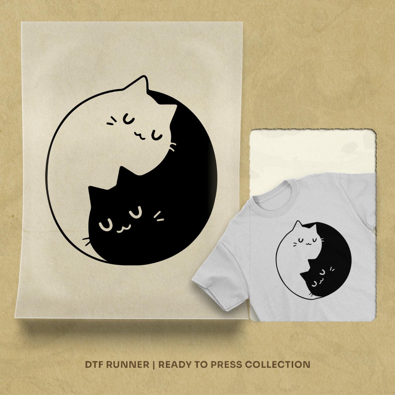 Cat Design_1 direct to film transfers