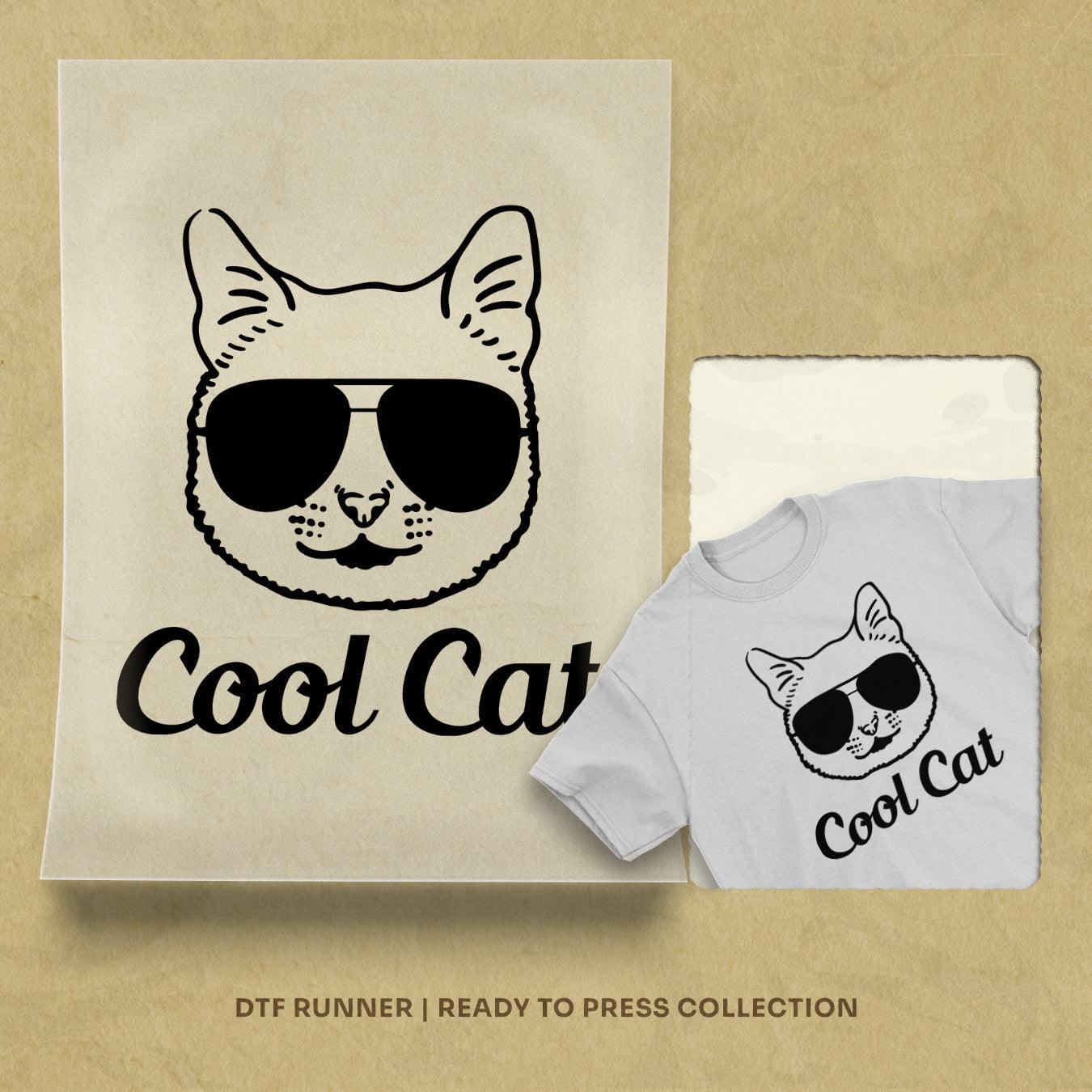 Cool Cat cheap dtf transfers