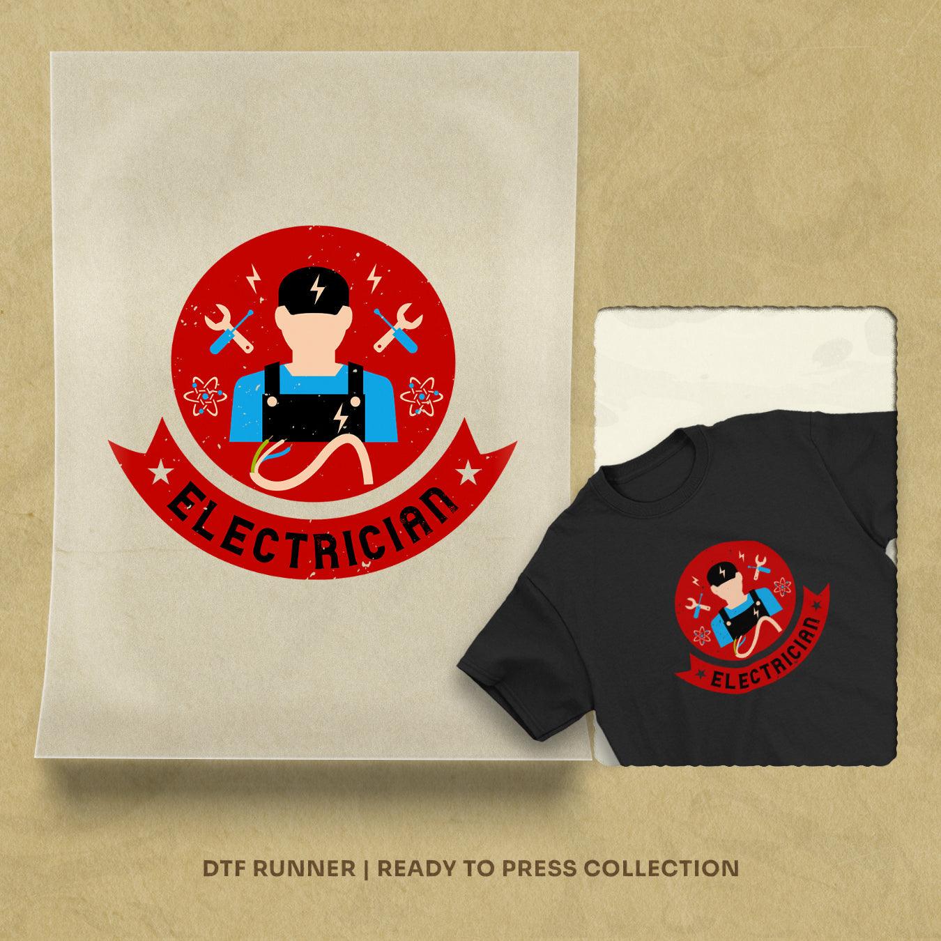 Electrician Dtf Heat Transfer