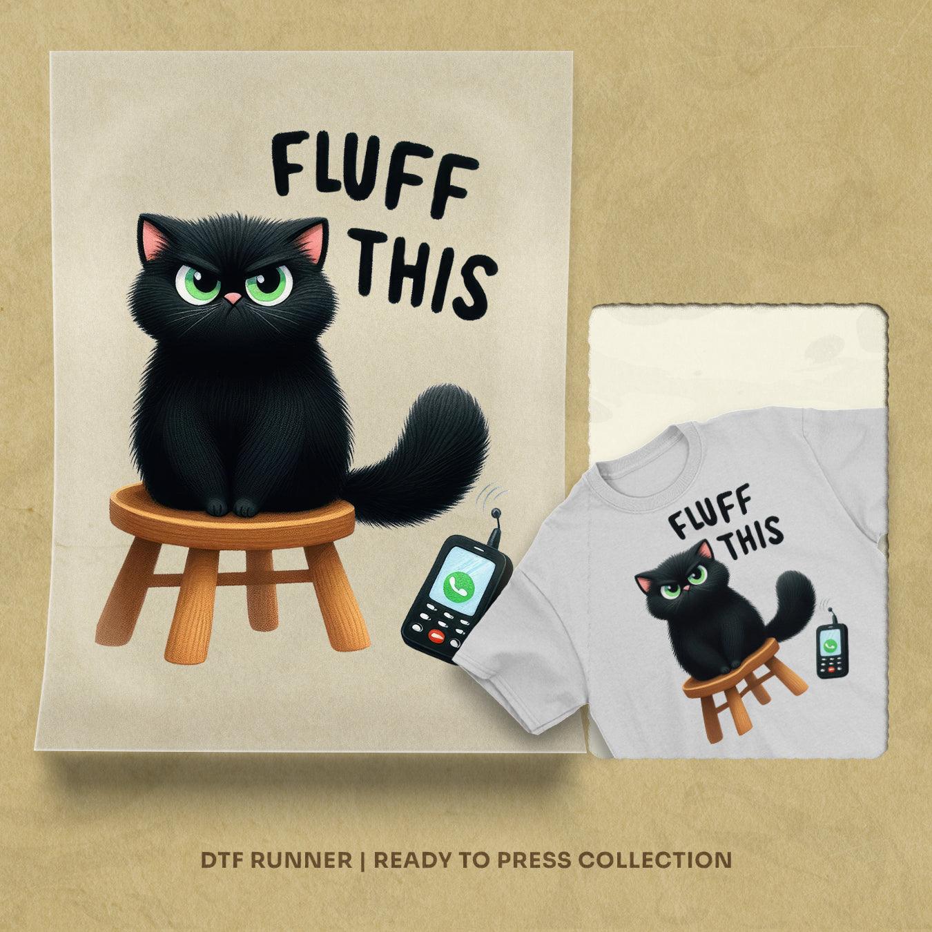 Fluff This direct to film transfer