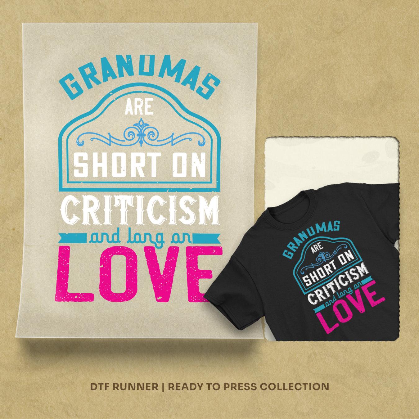 Grandmas Are Short On Criticism And Long On Love Direct To Film Transfers