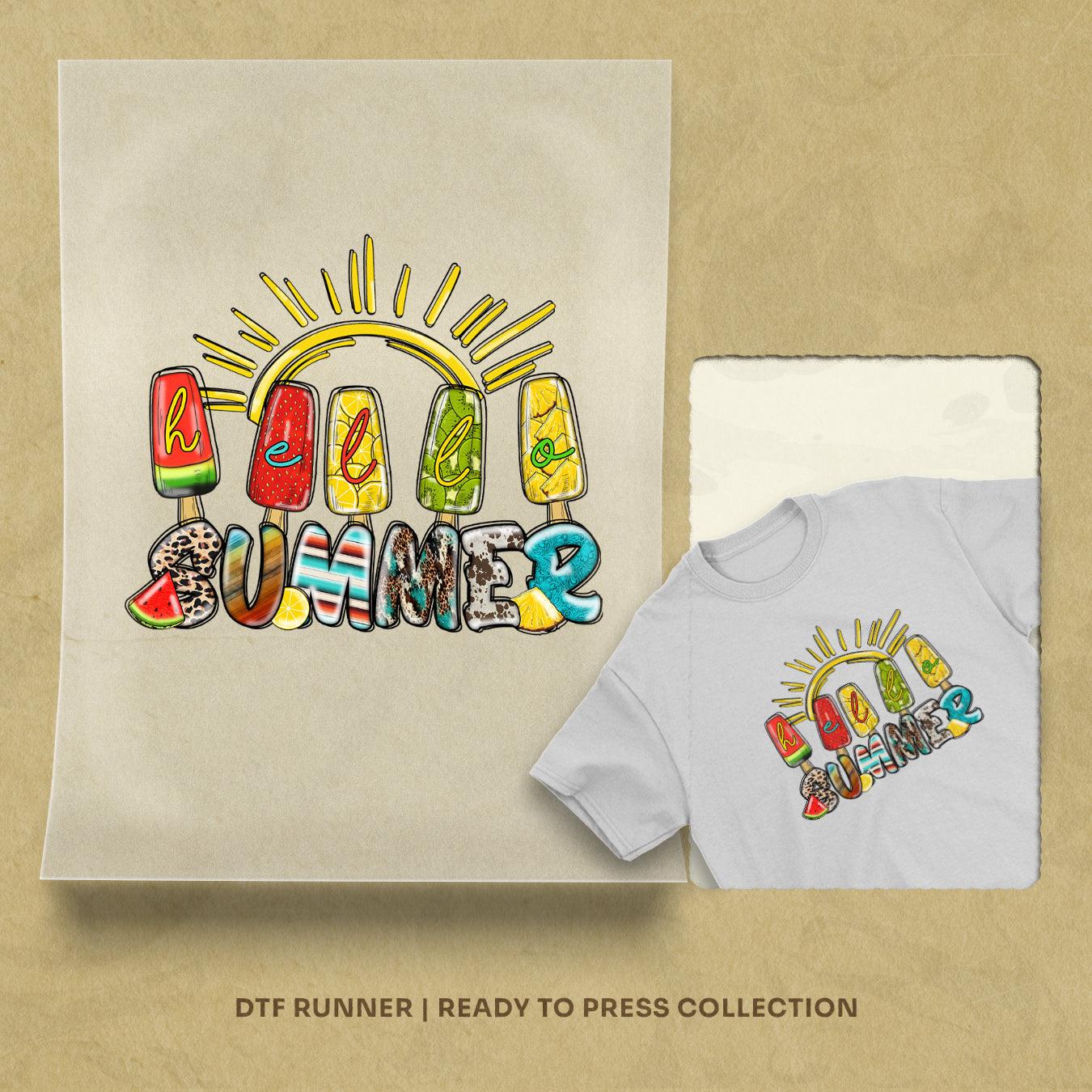 Hello Summer (20) Dtf Heat Transfer
