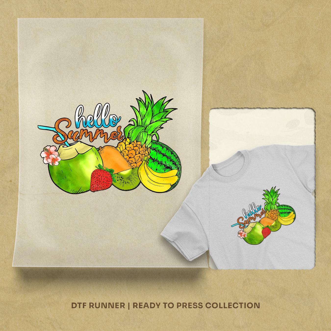 Hello Summer Dtf Transfer Prints