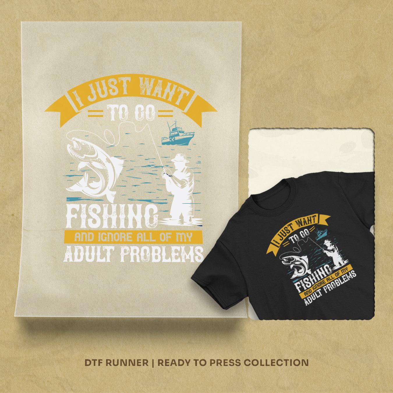 I Will Do It Tomorrow I Am Going Fishing Direct To Film