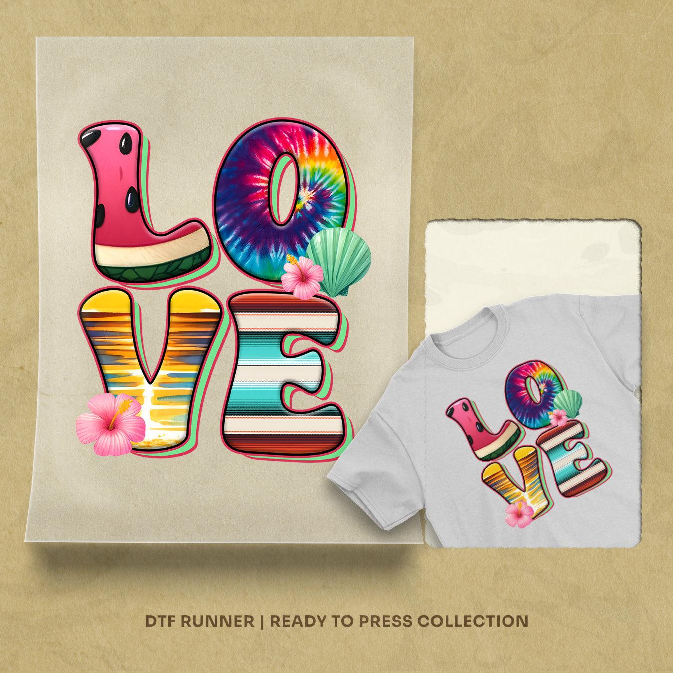 Love Summer Dtf Prints