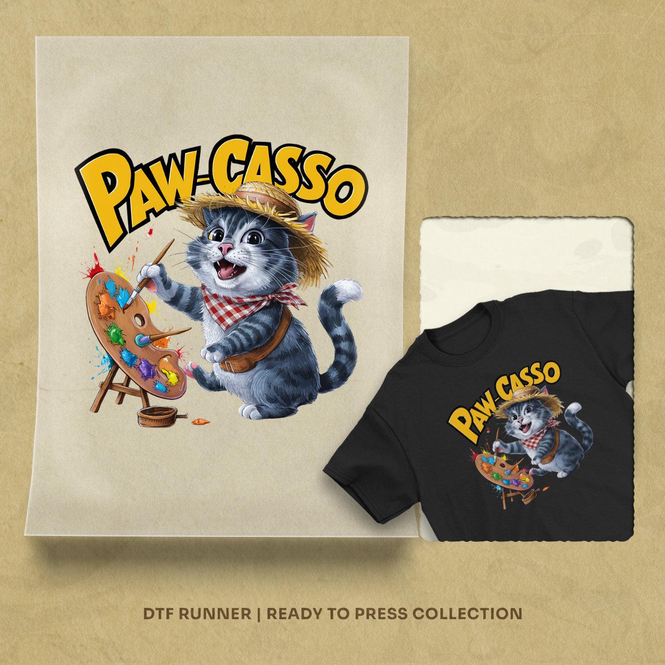 Paw-Casso dtf transfers