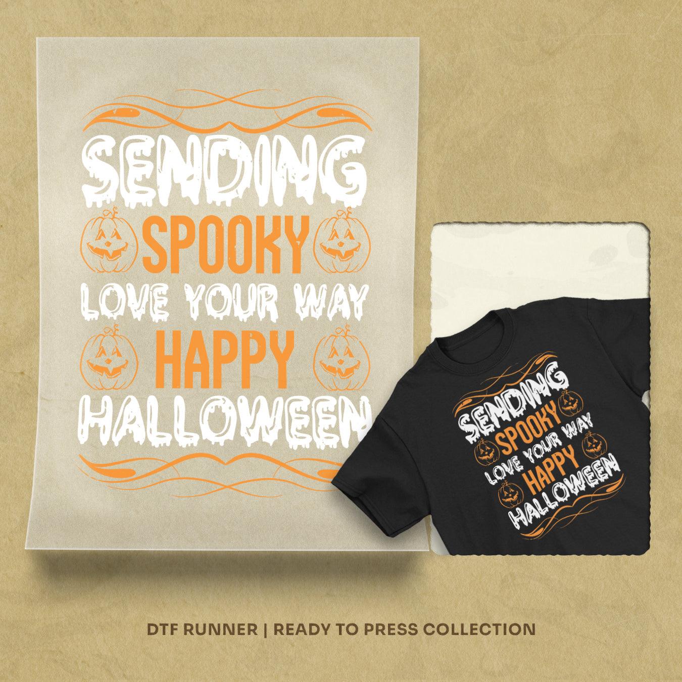 Sending Spooky Love.. Dtf Transfer Sheet