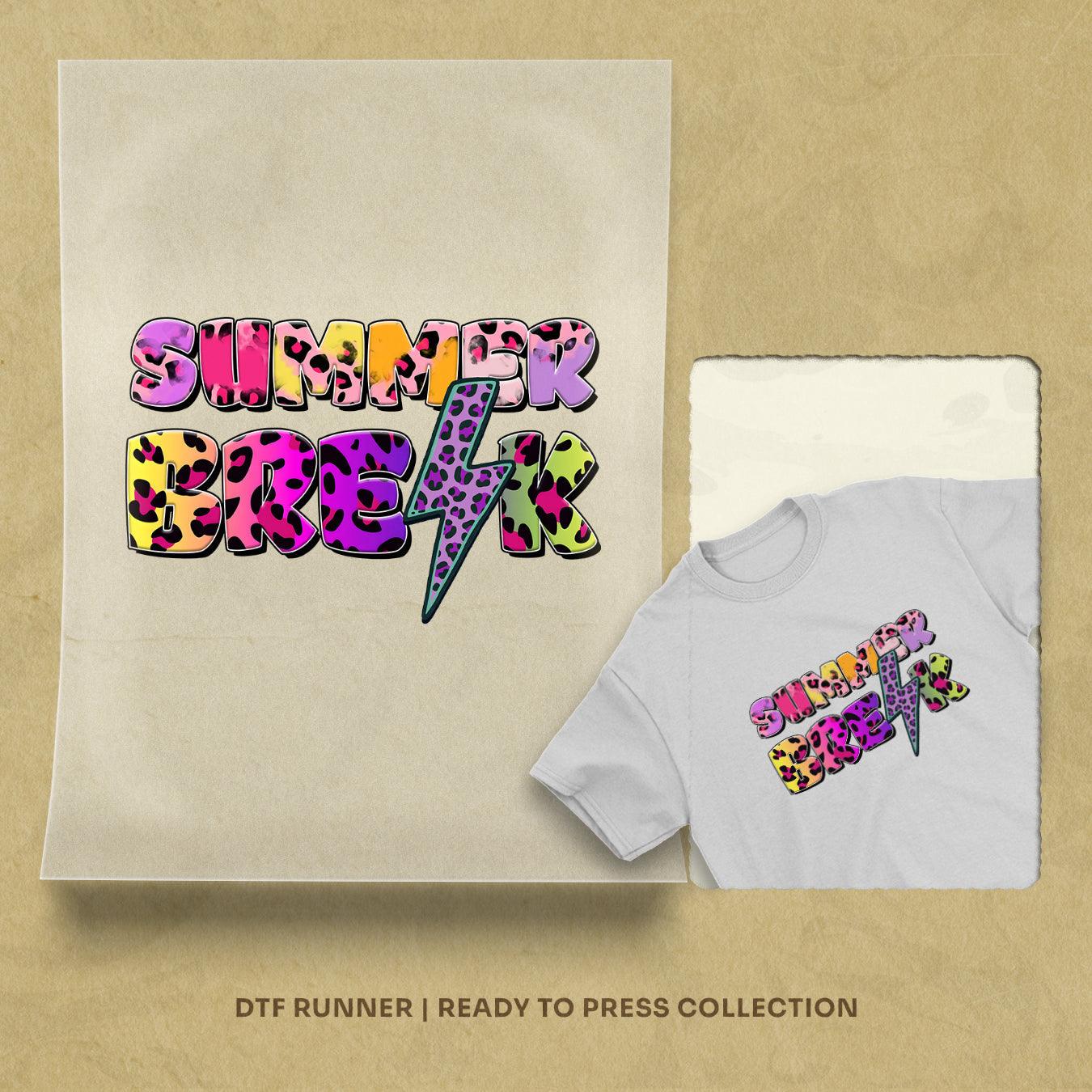 Summer Break Lightning Watermelon Direct To Film Transfer