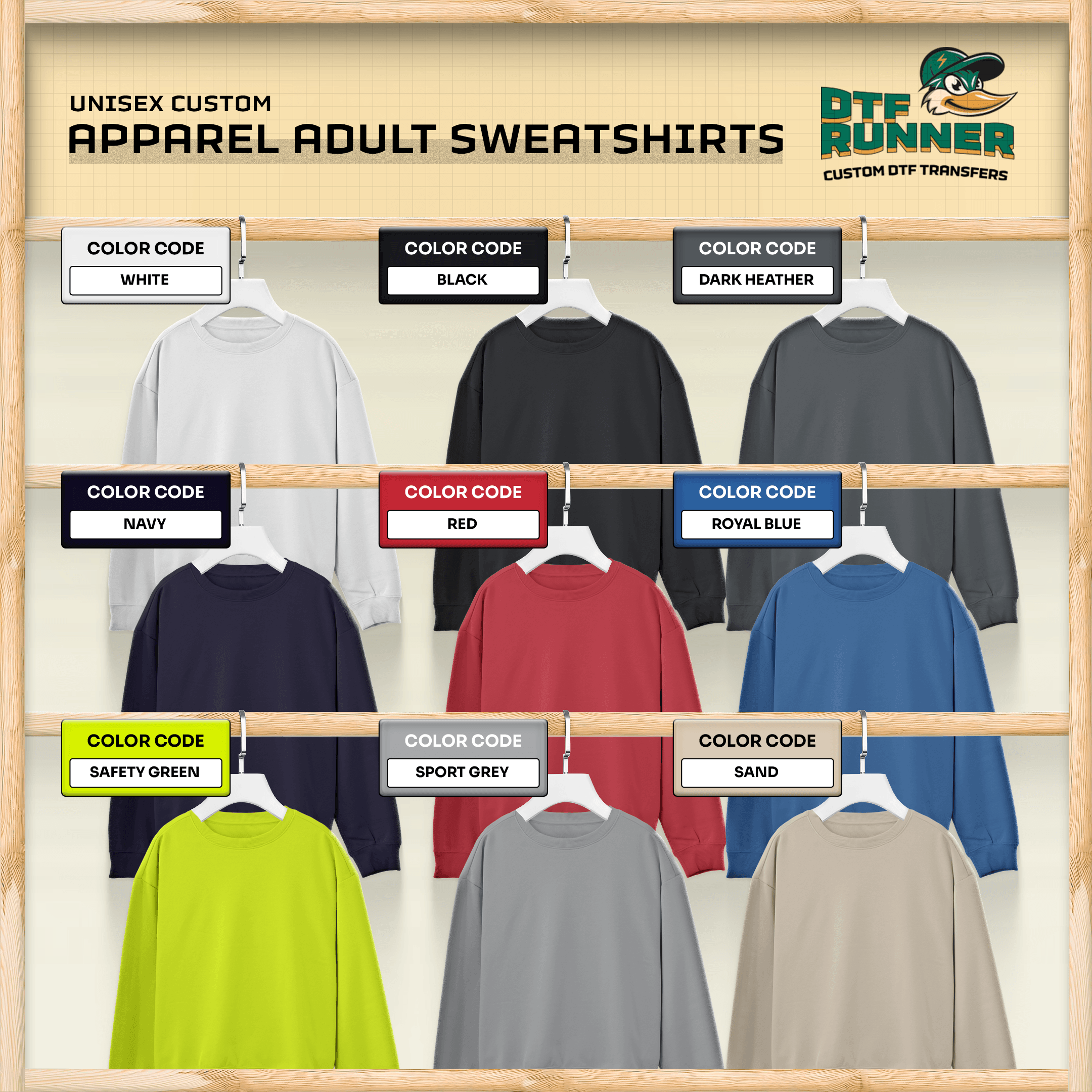 Custom Unisex Sweatshirts