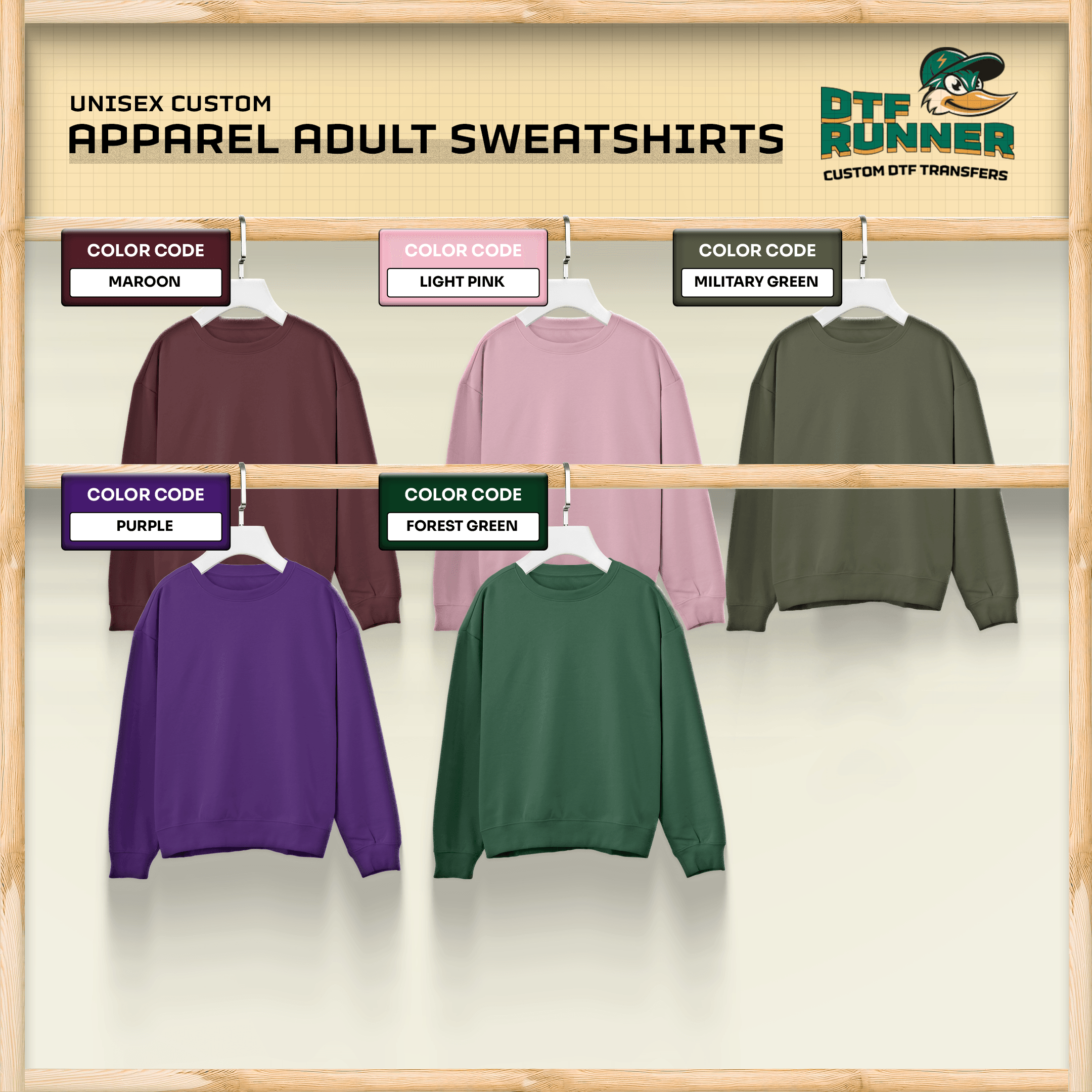 Custom Unisex Sweatshirts