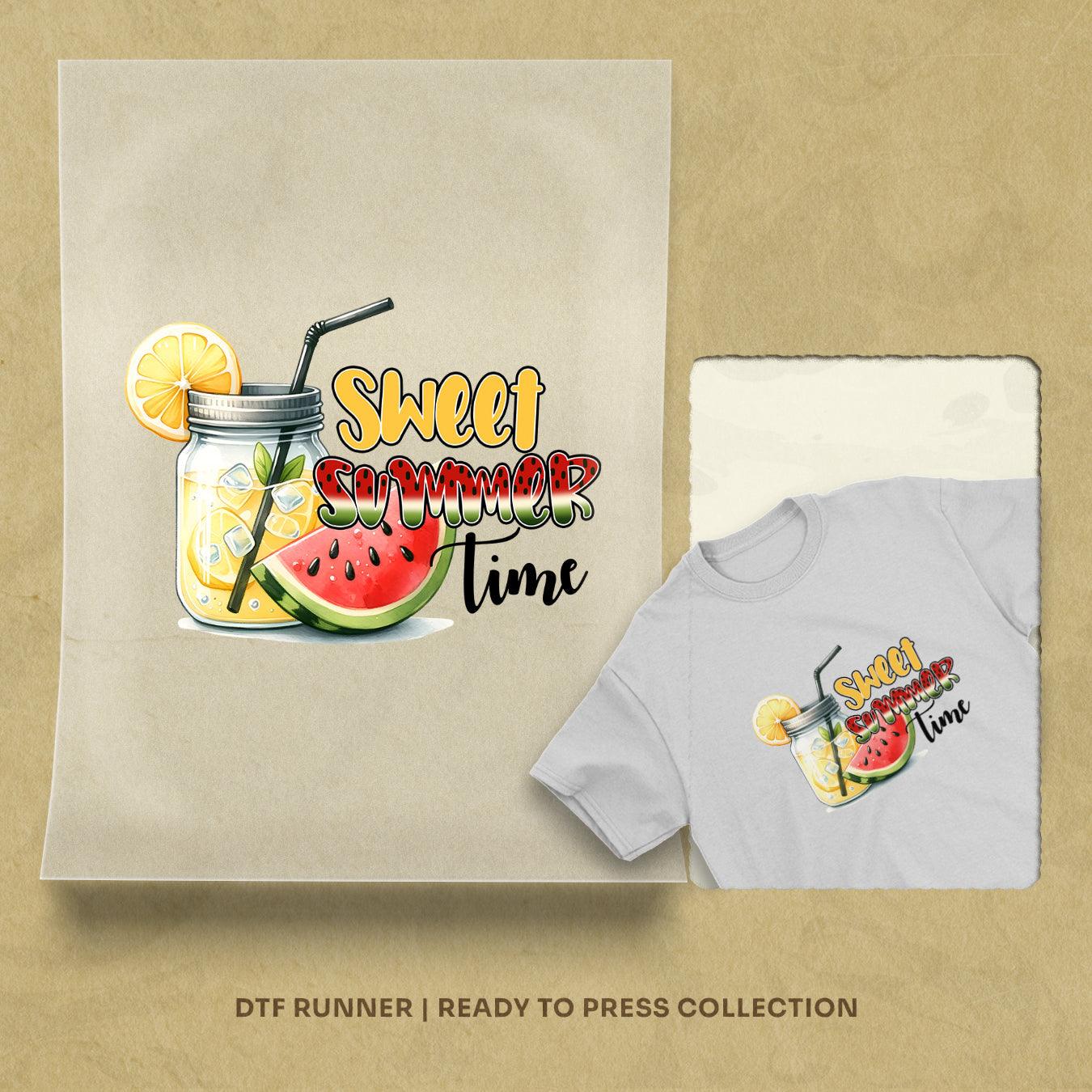 Sweet Summertime Lemonade Dtf Heat Transfers