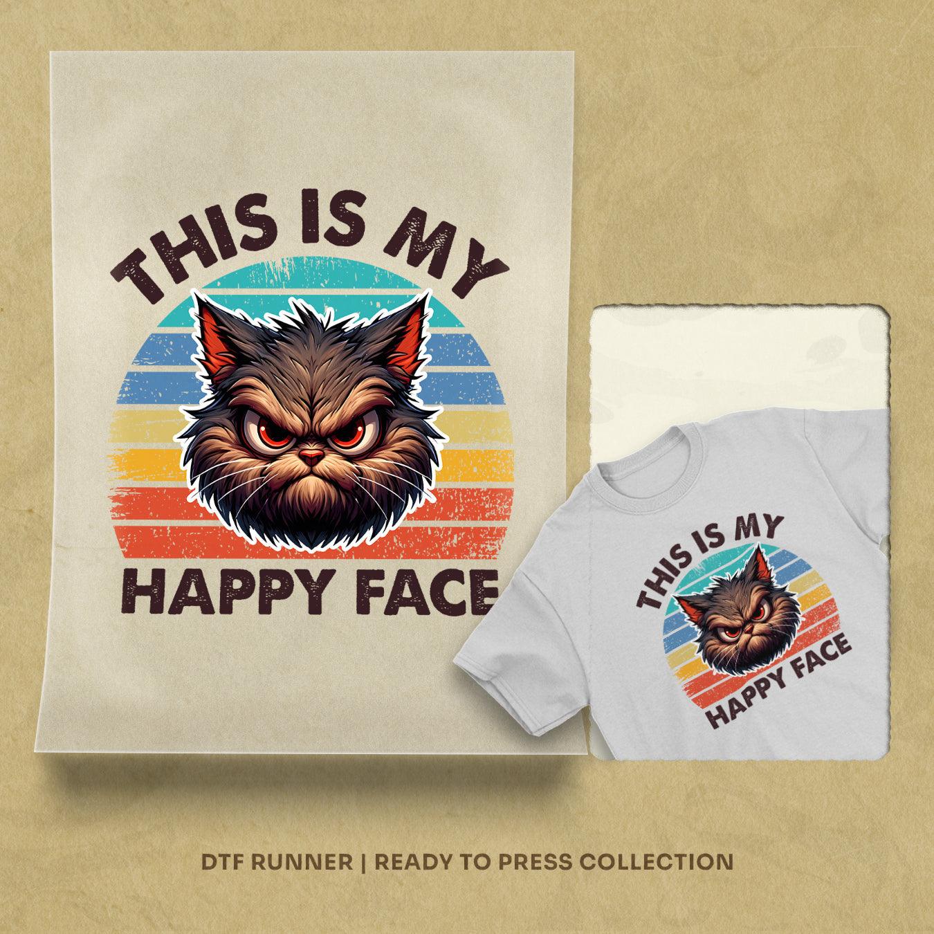 This Is My Happy Face order dtf transfers